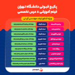 پکیج قبولی کنکور ارشد آی تی دانشگاه تهران (8 درس + 8 نکته و تست)