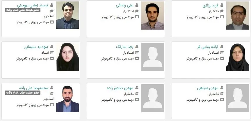 مهندسی کامپیوتر دانشگاه آزاد علوم و تحقیقات اساتید رشته مهندسی کامپیوتر دانشگاه آزاد علوم و تحقیقات 3